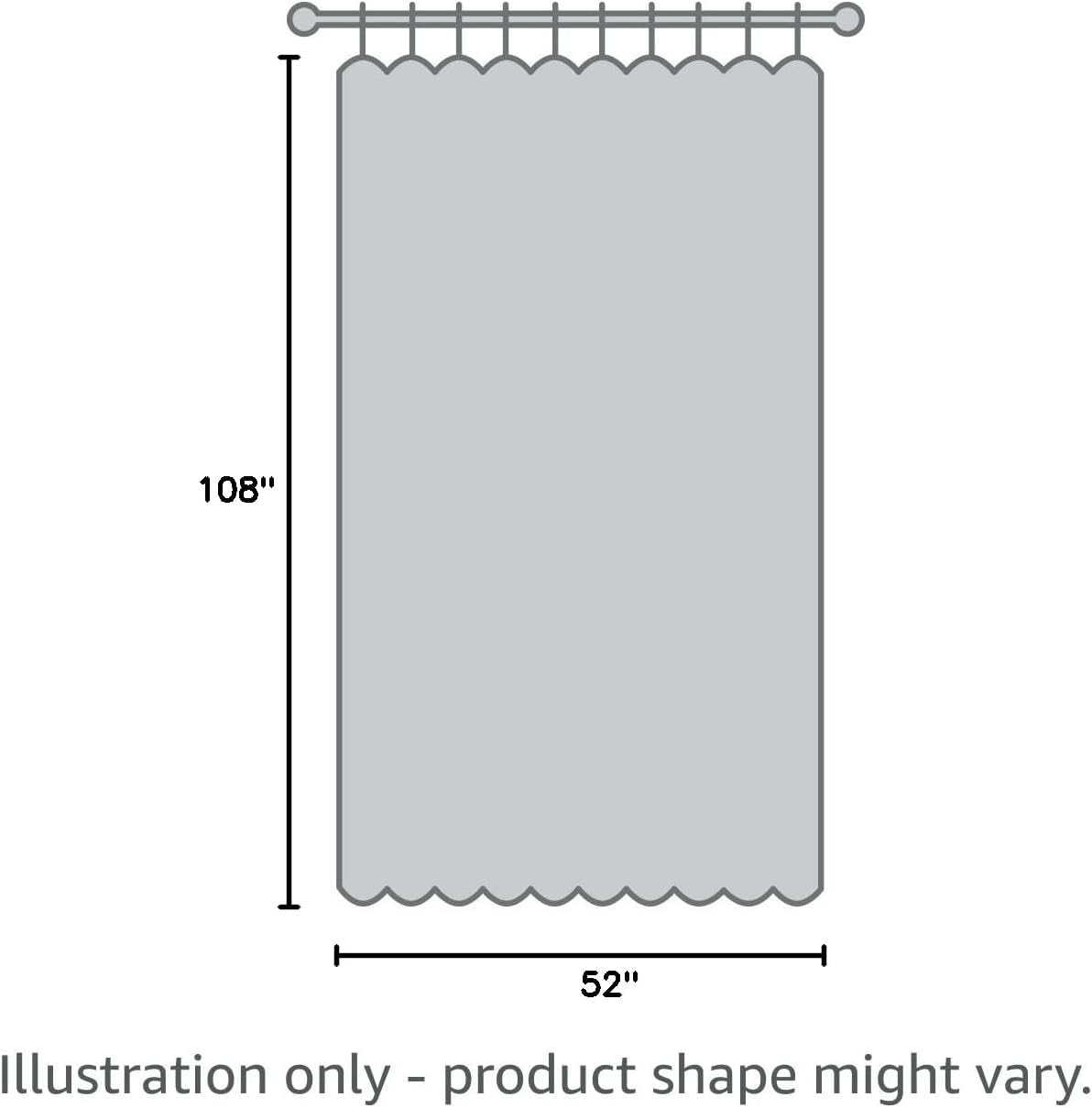 MIULEE 100% Blackout Linen Textured Curtains - Olive Green Thermal Insulated Drapes | 52 x 108 Inch (2 Panels)
