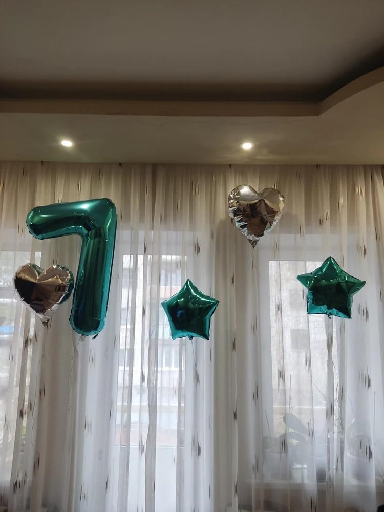 Teal Blue Number 9 Balloon - 40 Inch Giant Birthday Decoration for Girls | Perfect for 9th, 19th, and 29th Parties
