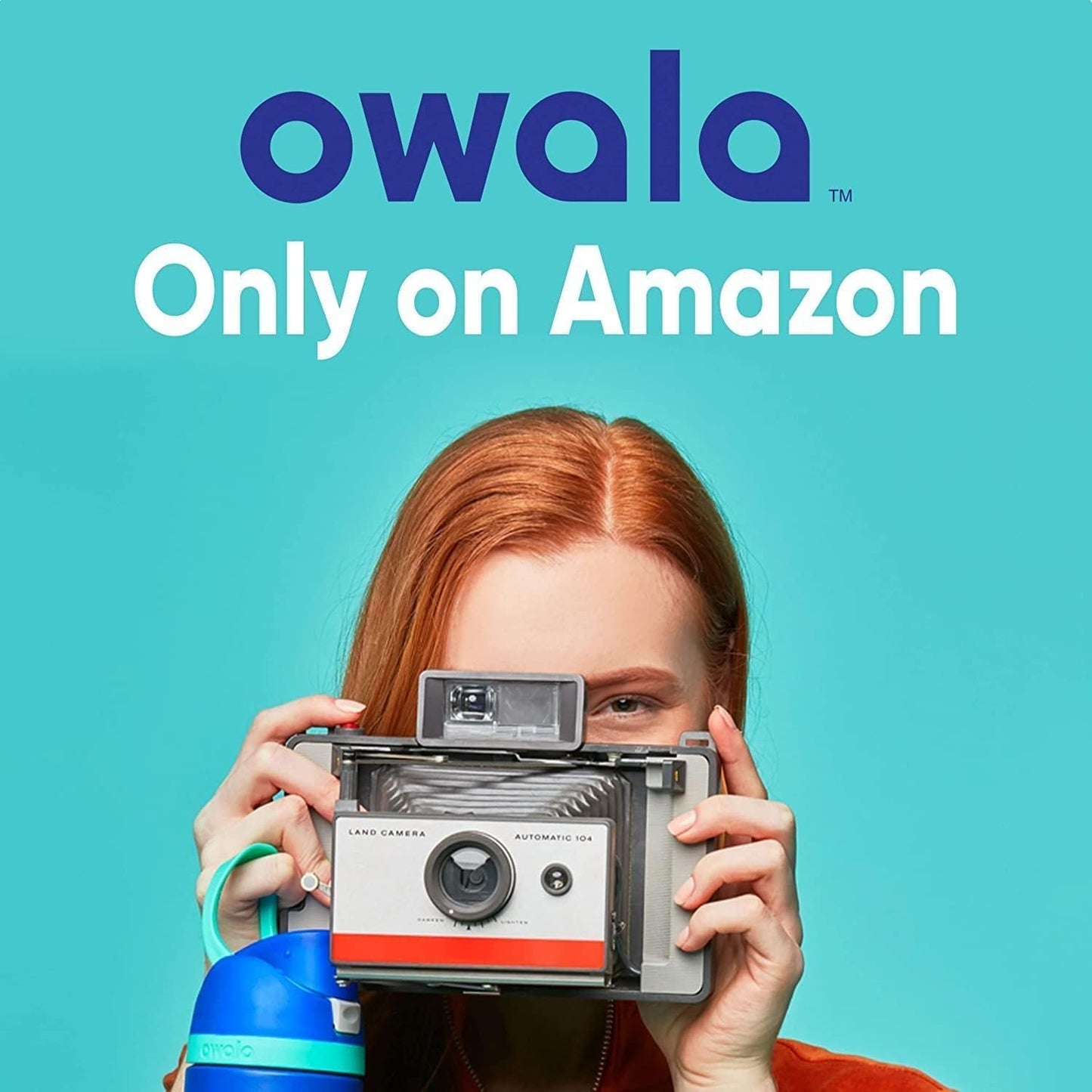 Owala 40 oz Stainless Steel Travel Tumbler - Triple Layer Insulation, Spill Resistant Lid & Straw, Purple
