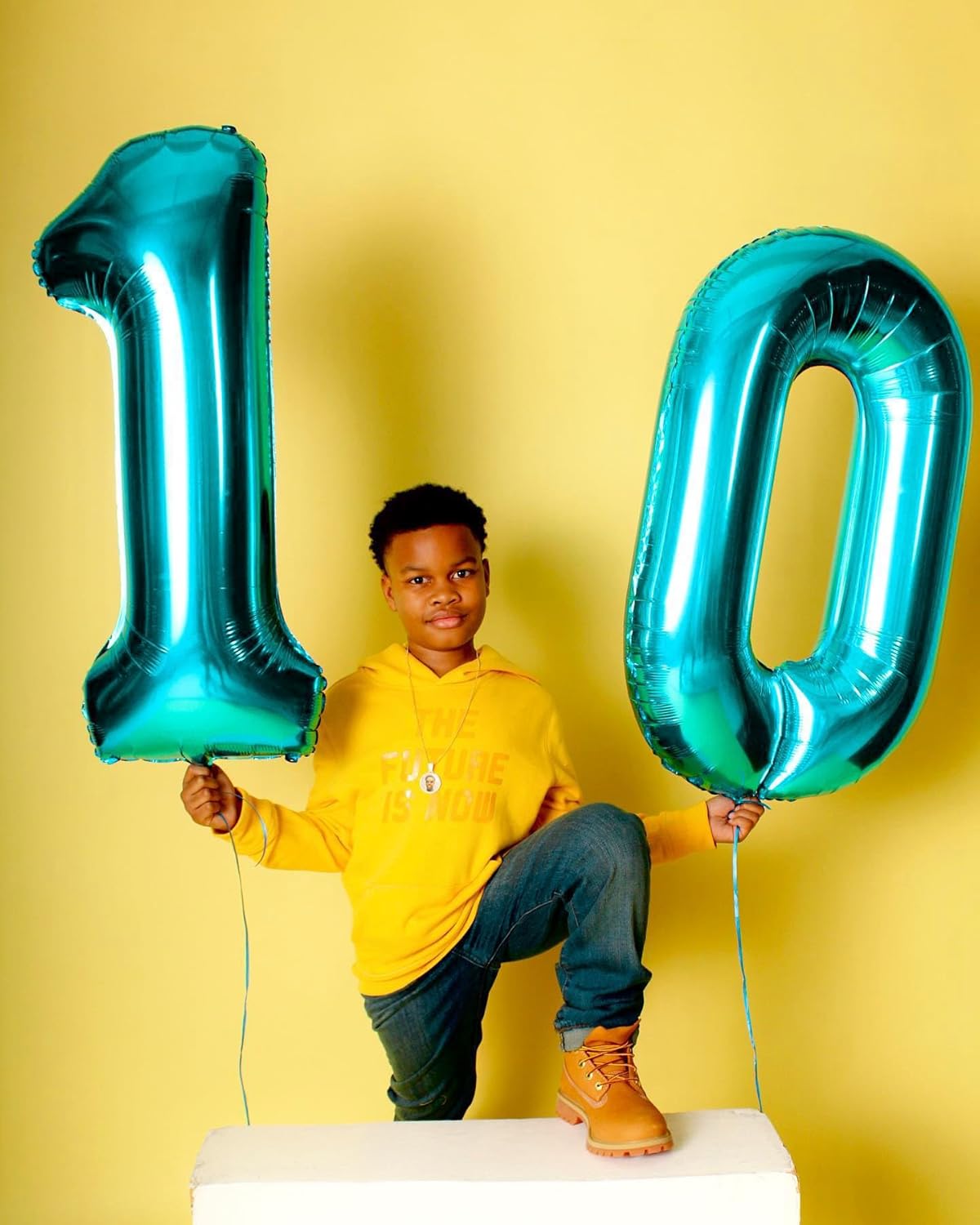 Blue Number Balloon 40 Inch | 0 Balloon for Birthday Decorations | Perfect Party Supplies