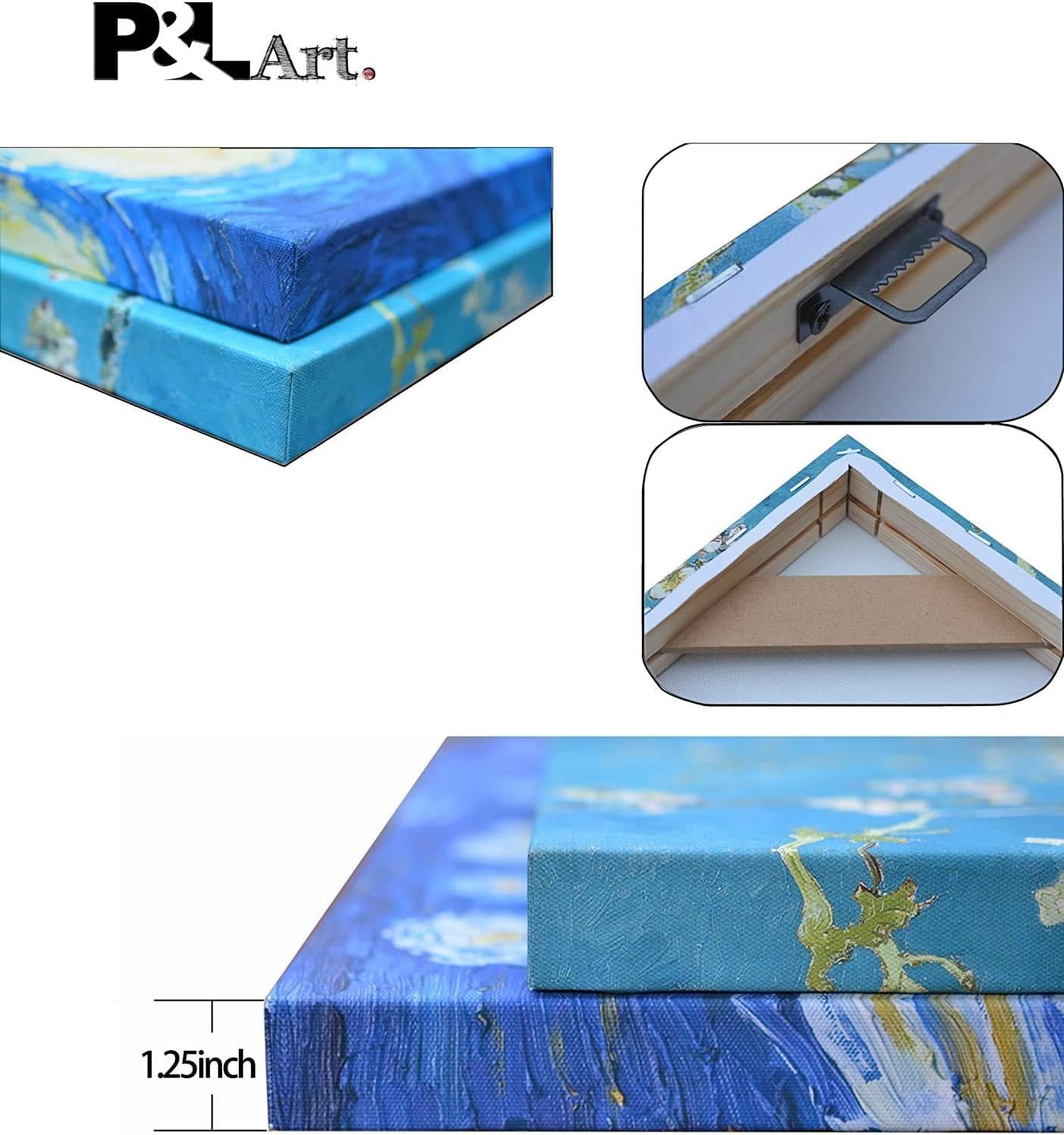 P&L ART Personalized Custom Canvas Prints - Transform Your Photos into Stunning Wall Art | 11x14 Size