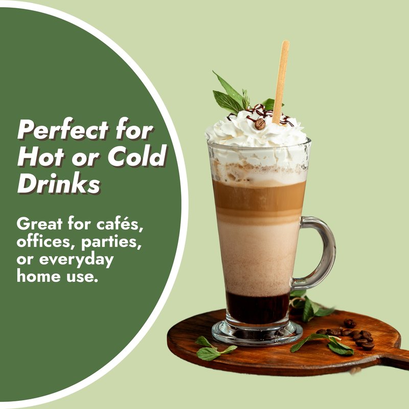 Perfect Stix Wooden Coffee Stirrer Stick, 7-1/2" Length (Pack of 100) - Packaging May Vary