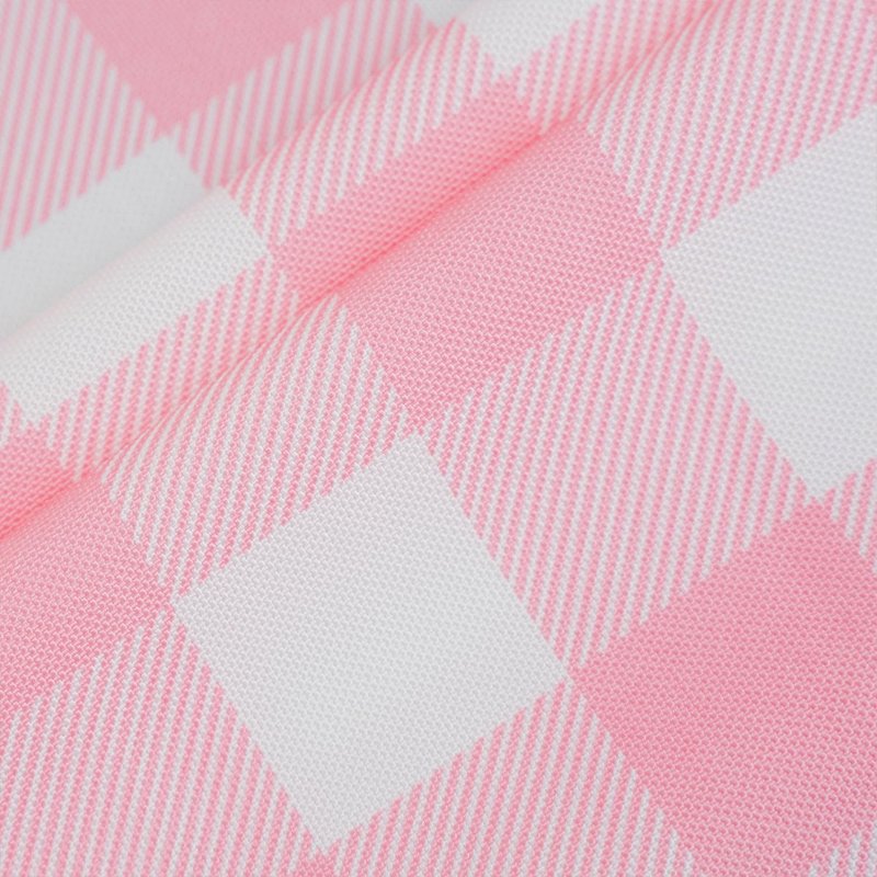 MANGATA CASA Pink Gingham Tablecloth for Rectangle Tables- Checkered Table Cloth Waterproof Kitchen & Table Linens-Polyester Buffalo Plaid Wrinkle Free Table Cover(Baby Pink 60x84in)