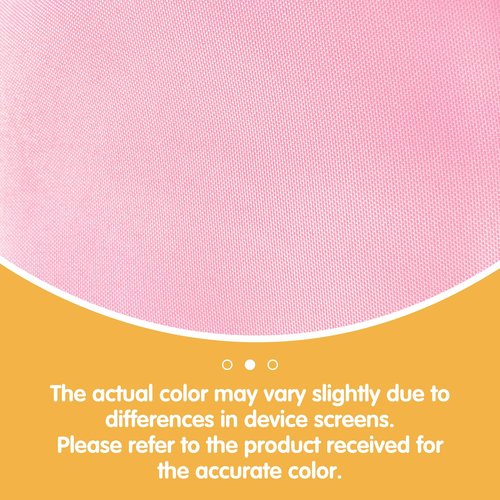 BRILLMAX 6 Pack Pink Tablecloths 90 x 156 Inch for 8ft Rectangle Tables - 150 GSM Polyester Fabric, Floor Length Drop, Water, Stain & Wrinkle Resistant Cloth Cover for Wedding Reception Banquet