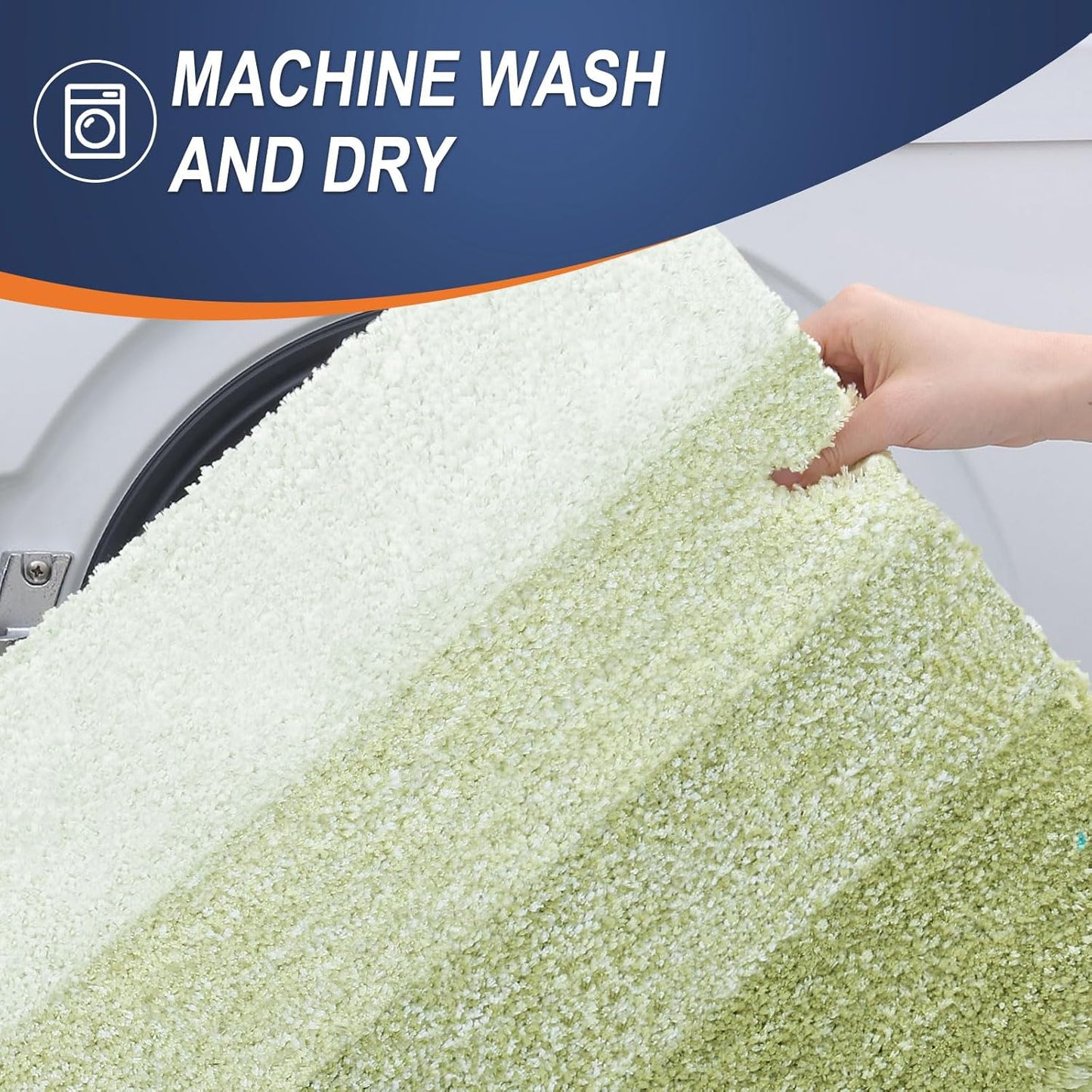 OLANLY Bathroom Rugs - Extra Soft Microfiber Mat 36x24 | Quick Dry, Machine Washable, Mustard Yellow