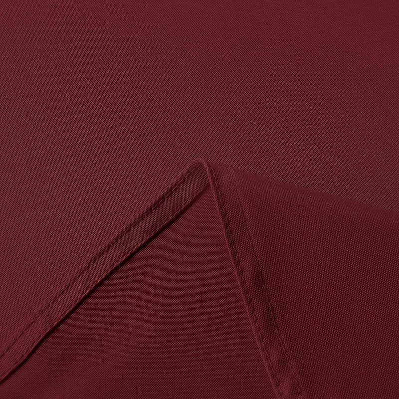 sancua Rectangle Tablecloth - 54 x 54 Inch - Stain and Wrinkle Resistant Washable Polyester Table Cloth, Decorative Fabric Table Cover for Dining Tables, Buffet Parties and Camping, Burgundy