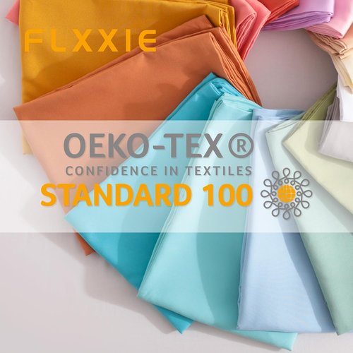 FLXXIE Pillow Cases - Soft Microfiber Standard Size Pillow Covers | Wrinkle & Stain Resistant, 2-Piece Set, 20x26, Coral