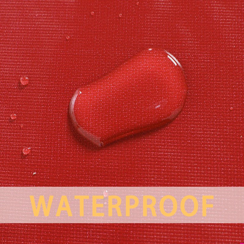 sancua 100% Waterproof Rectangle PVC Tablecloth - 54 x 78 Inch - Oil Proof Spill Proof Vinyl Table Cloth, Wipe Clean Table Cover for Dining Tables, Buffet Parties and Camping, Red