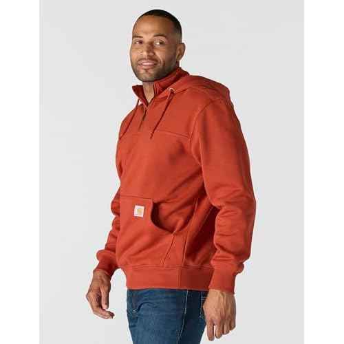 Carhartt mens Rain Defender Loose Fit Heavyweight Quarter-zip Sweatshirt
