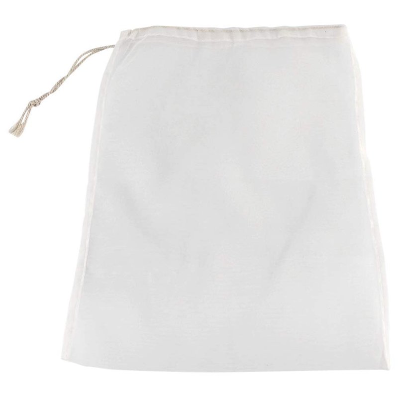 100 Mesh Food Grade Wine Filter Bag Reusable Home Brew Beer Making Extra Fine Extraction Sack Best for Straining Food Nut Milk Brewing Needs(28x45cm)