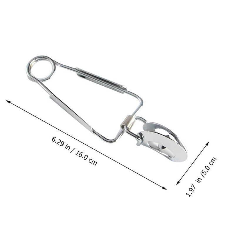 Luxshiny 6 Pcs Stainless Steel Escargot Tongs Snail Tong Food Serving Clips with Ergonomic Handles for Kitchen Dining and Seafood Serving
