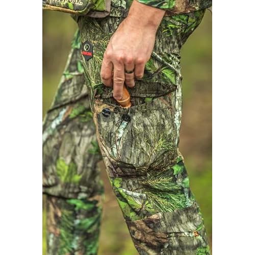 Mossy Oak Mens Men's Lightweight Camo Hunting Pants Tibbee