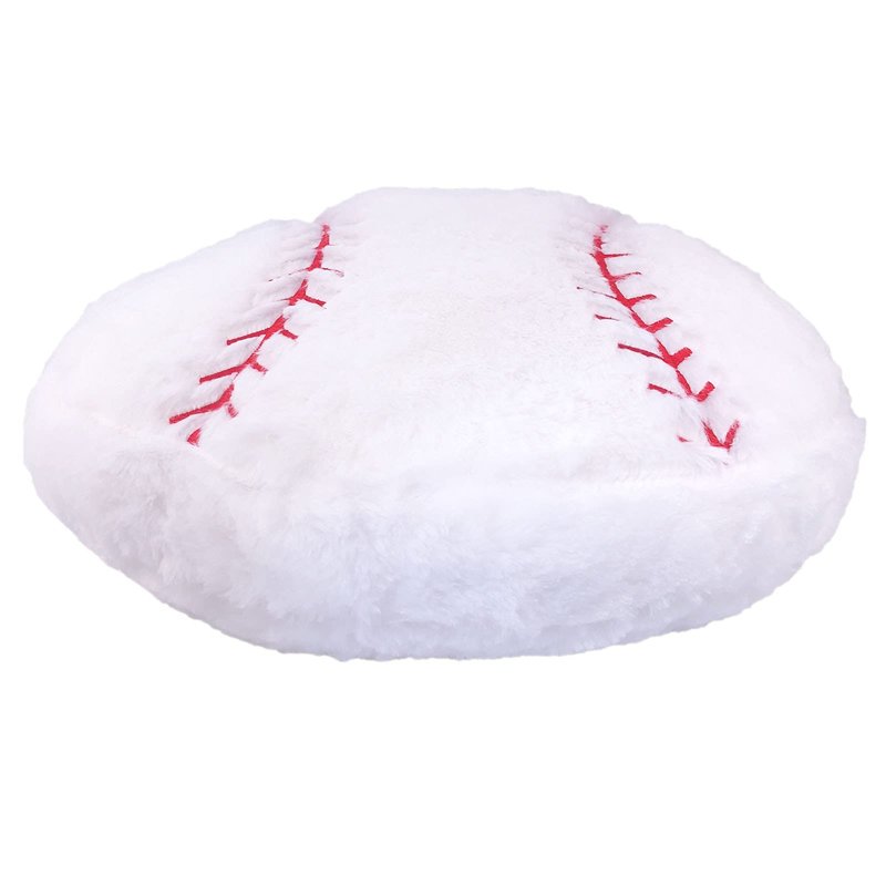 CHORONMO Baseball Plush Pillow - Soft Stuffed Fluffy Toy, Durable Round Sports Gift for Kids Room Decor