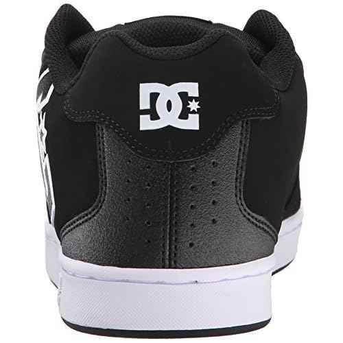 DC Men's NET Shoe, Black/Black/White, 8 D US