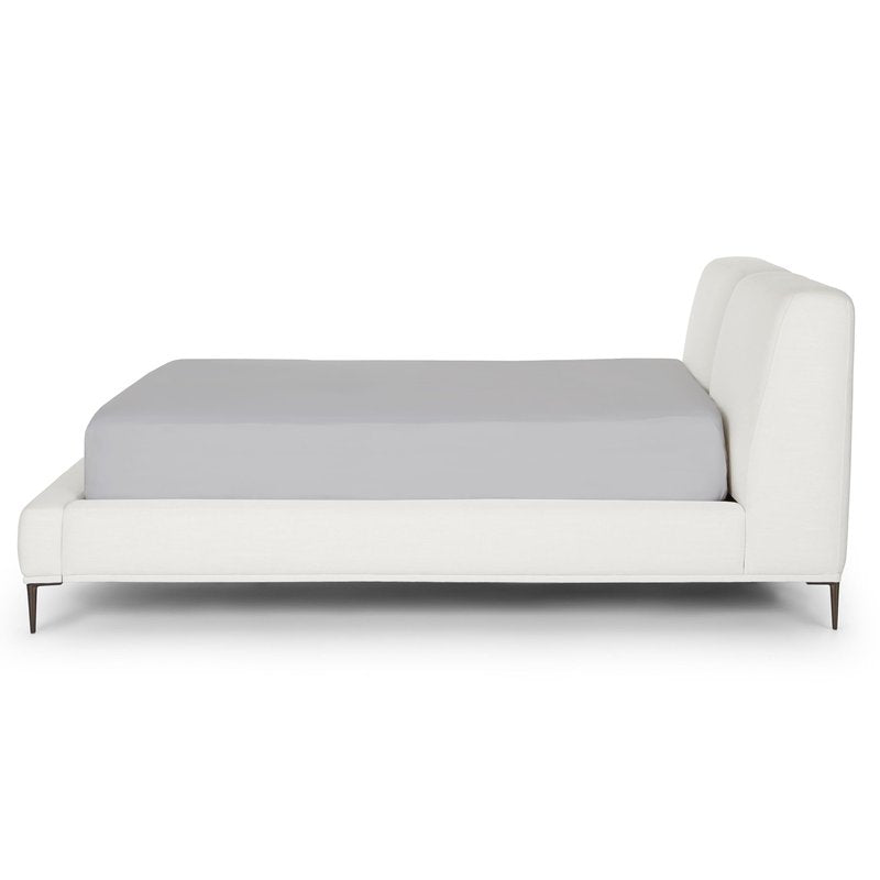 Flex Top King Fitted Sheets for Sleep Number Bed - Half Split King Fitted Sheet, 34" Split, Fits Up to 15" Deep Mattress - Light Grey