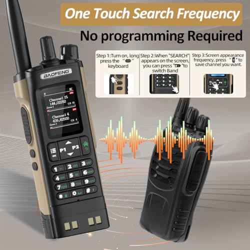 Ham Radio Baofeng DM32 DMR Radio 10W Handheld Rechargeable Walkie Talkies Long Range DM32UV Two Way Radio NOAA Weather Radio with GPS, Copy Frequency 2500mAh Battery USB-C Charging with Radio Holster