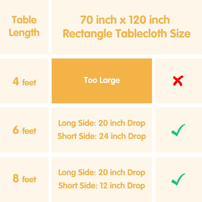 BRILLMAX 6 Pack White Tablecloths 70 x 120 Inch for 6ft & 8ft Rectangle Tables - 150 GSM Polyester Fabric, Universal Fit, Water, Stain & Wrinkle Resistant Cloth Cover for Wedding Reception Banquet