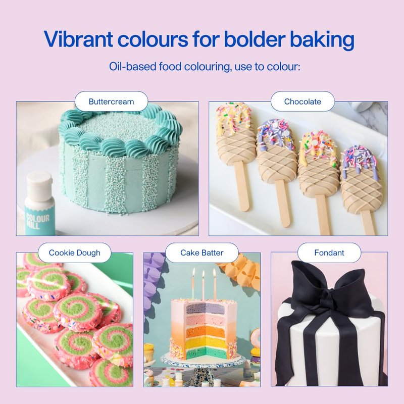 Colour Mill Oil-Based Food Coloring, 20 Milliliters Midnight