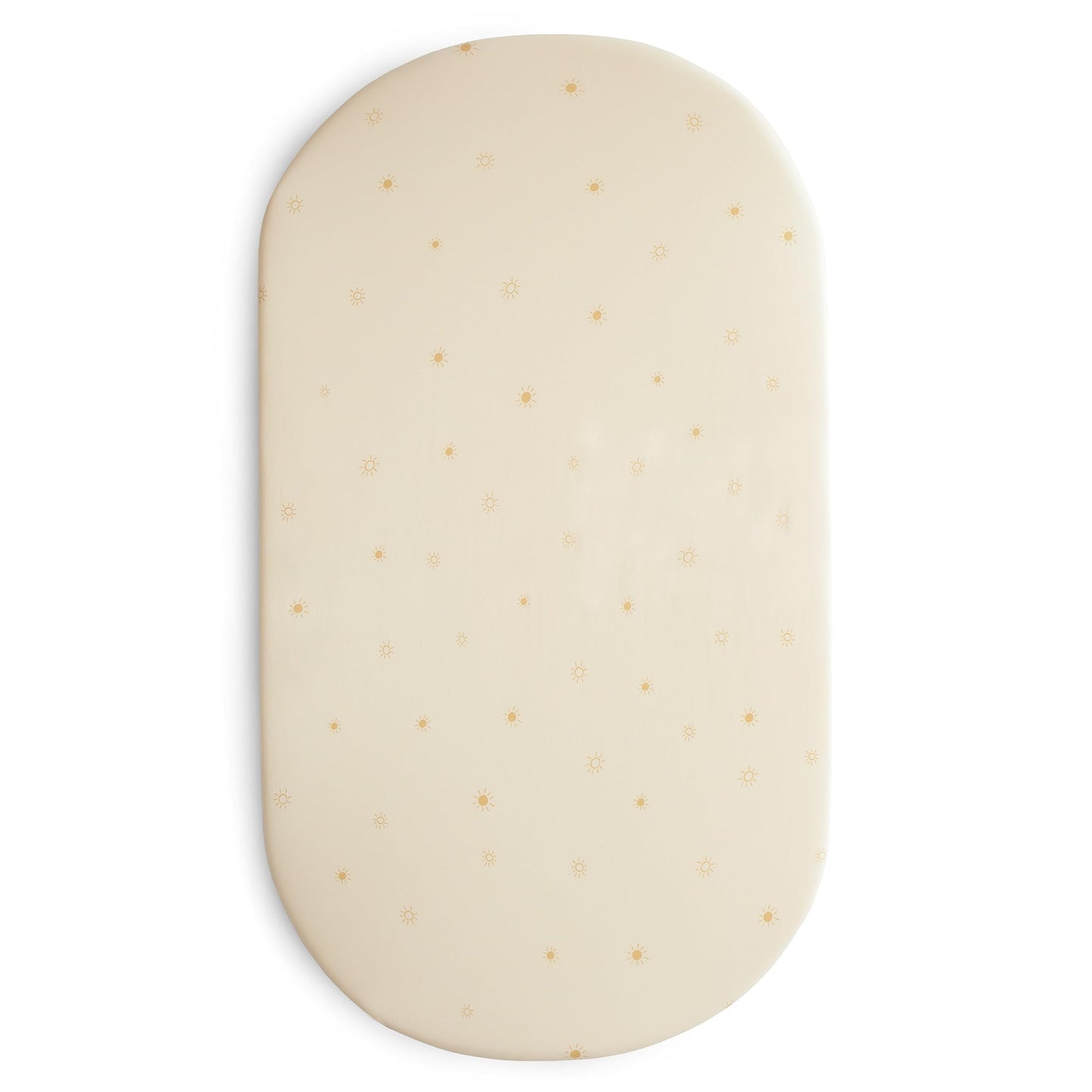 mushie Stretchy & Soft Bassinet Crib Sheet | Fitted 16" x 30" (Sun)