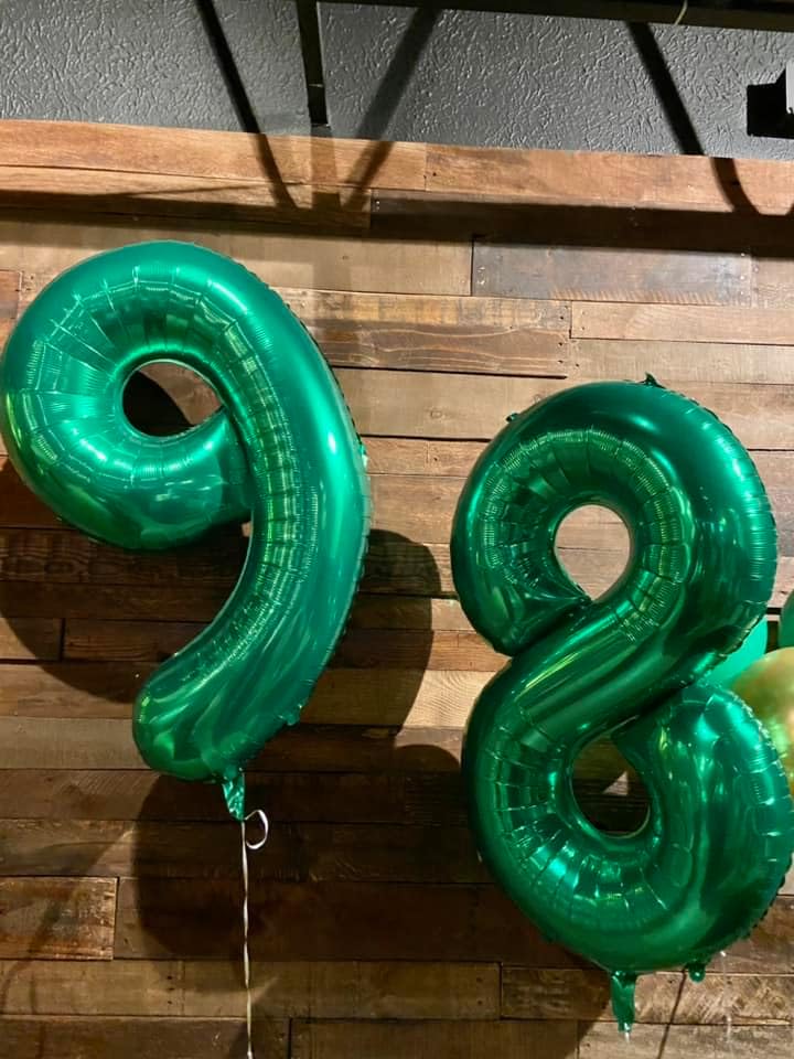 Number 3 Balloon - 40 Inch Green Birthday Decoration for Kids & Adults | St. Patrick's Day Party Supplies