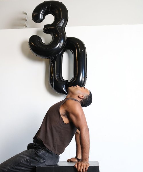 Black Number 22 Balloon 40 inch, 22 Number Balloons, 22nd Black Birthday Decorations for Women Men, 22 Year Old Black Party Supplies
