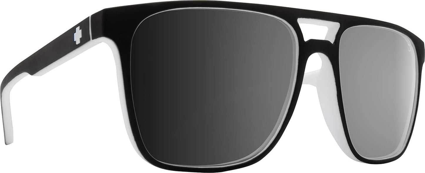 Spy Square Czar Whitewall-HD Plus Gry Green W/Platinum Spectra Mirror, Multi, One Size