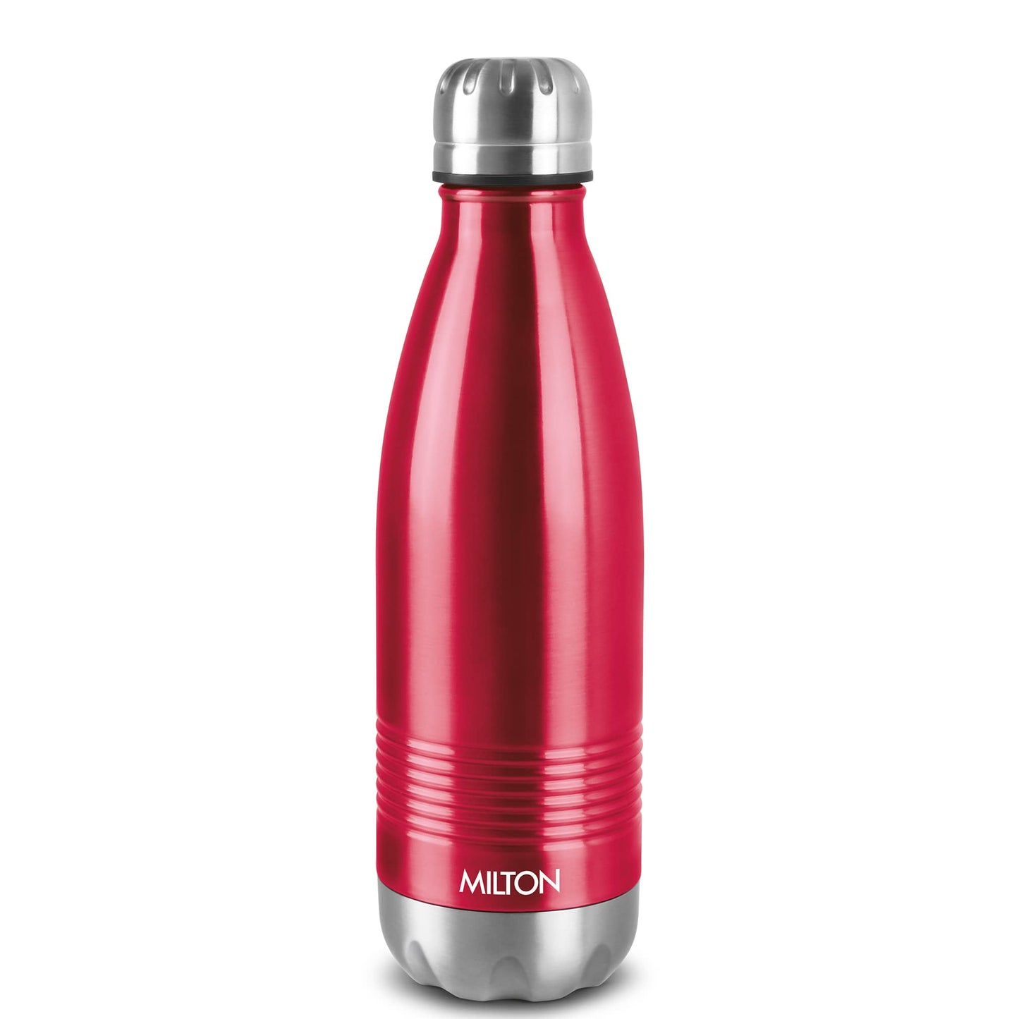 Milton Insulated Water Bottle 700 ml, (24 oz) Stainless Steel Double Walled Vacuum for 24 Hours Hot and Cold, Leakproof, BPA Free, Thermosteel Duo-DLX 750 Maroon