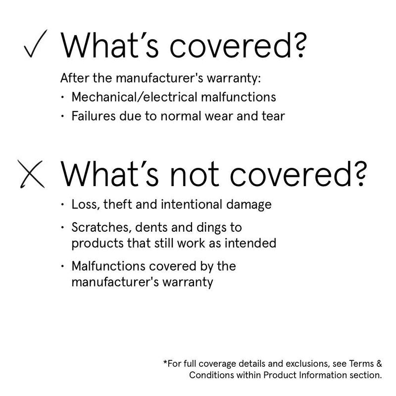 ASURION 2 Year Floorcare Extended Protection Plan ($150 - $174.99)