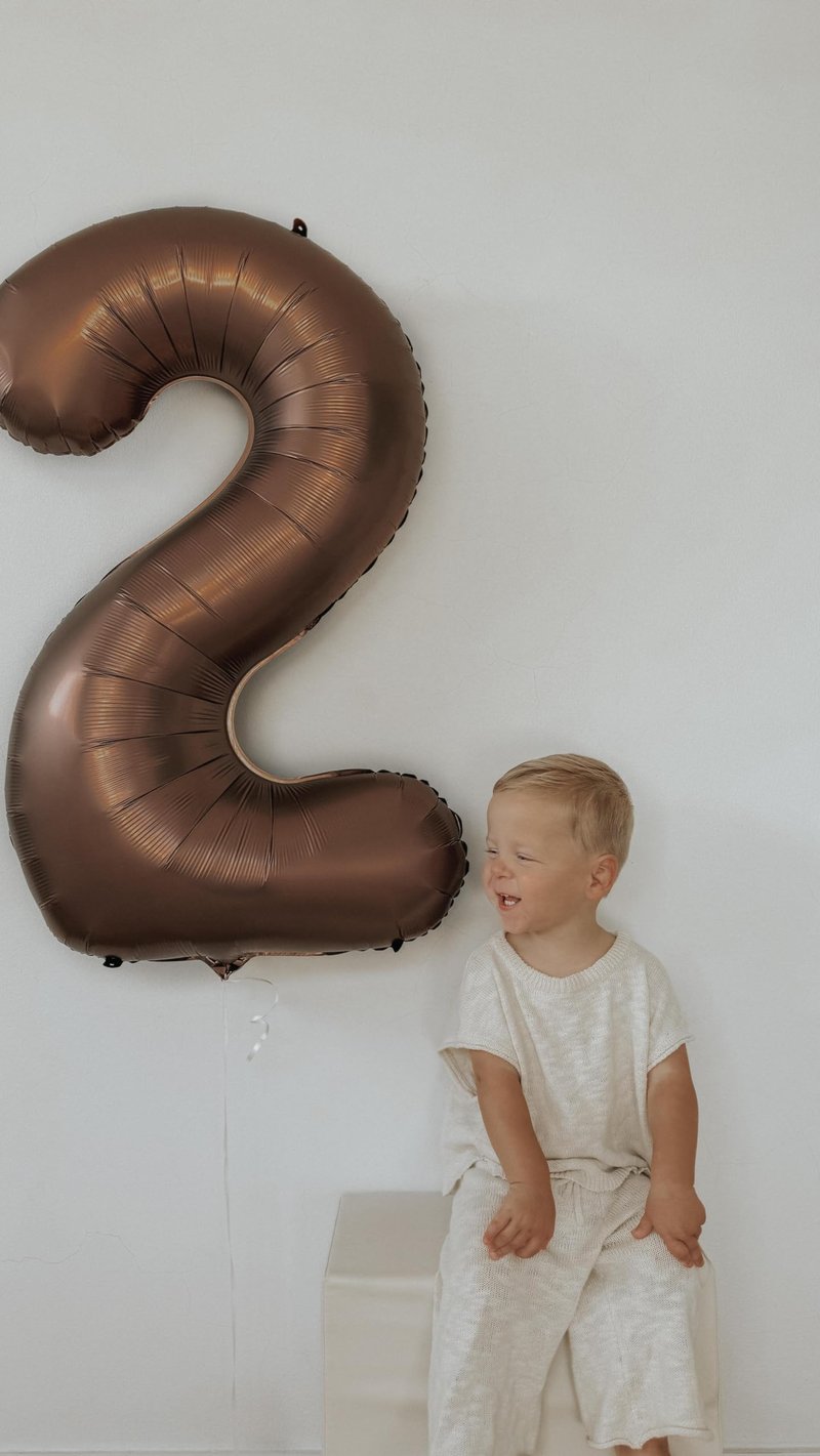 Dark Brown 7 Balloon, Coffee Brown Number Balloons 40 Inch, 7th Chocolate Birthday Decorations for Kids Girls Boys Party Decoration for Women Men, Number 7 Balloon