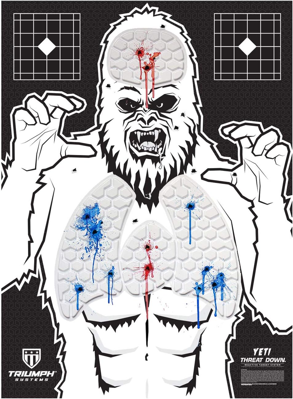 Triumph Systems Threat Down Yeti Reactive Splatter Range Target, 1 Count
