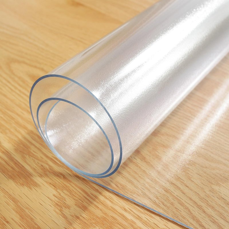 LovePads Frosted Desk Mat 24 x 36 Inch, 1.5mm Thick Frosted Table Protector, Waterproof Plastic Table Cover Protector, PVC Desk Protector Mat, Vinyl Desk Cover for Desktop, Coffee & Dining Table