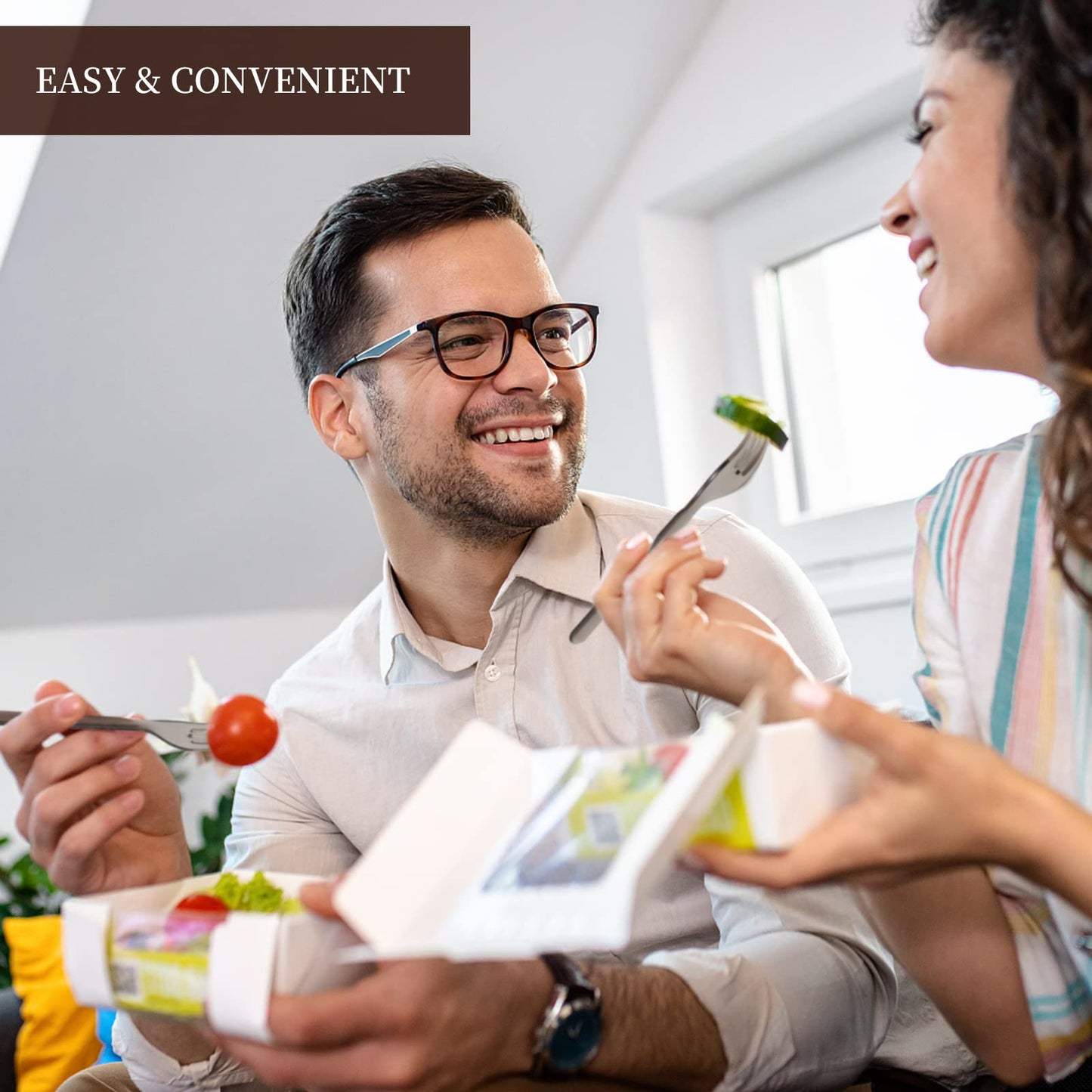 Gold Individually Wrapped Heavy Weight Disposable Plastic Forks - Perfect for Outdoor Parties & Family Gatherings