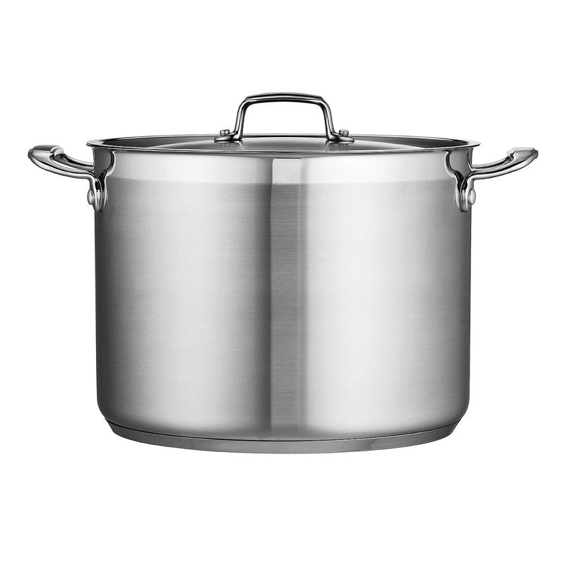 Tramontina Gourmet Stainless Steel 16-Quart Stock Pot with Lid