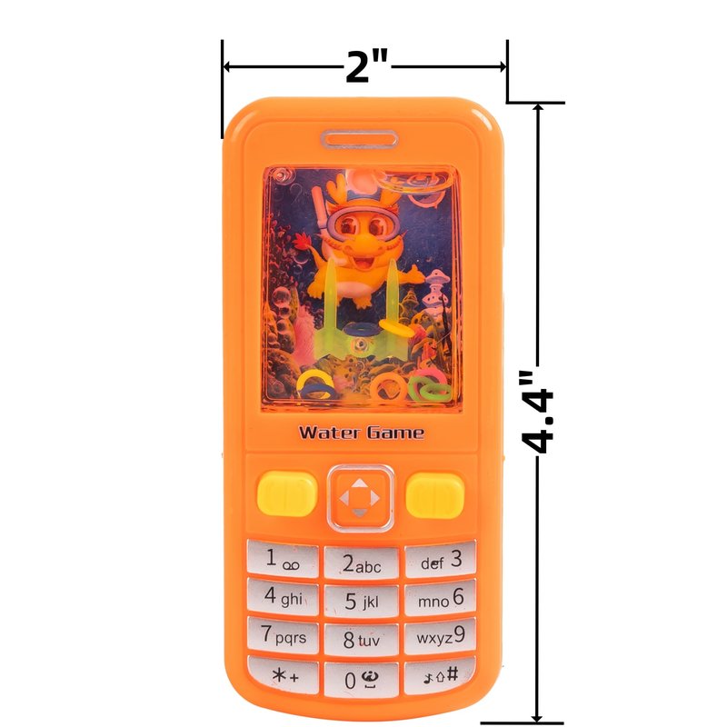 18 Pack Water Ring Toss Handheld Game,90s Nostalgia Cell Phone Toys,Pefect for kids Back to School Valentines Day Gifts Birthday Party Favor,Return Gifts,Goodie Bags Stuffers,Classroom Prizes Bulk