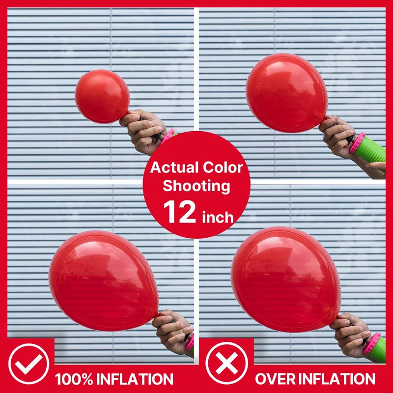 PartyWoo Red Balloons 50pcs 12 Inch Red Helium Balloons for Birthday Graduation Bachelorette Citizenship Firefighter Strawberry Anniversary Cherry Casino Movie Theme Party Decorations Red-Y57