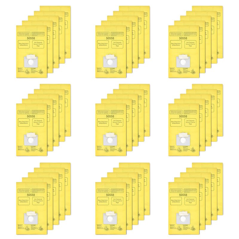50558 Canister Vacuum Bags Replacement for Kenmore Canister Type C/Q 5055, 50555, 50557, 50558 and Pana·sonic Type C-5, C-18, 200 Series, 400 Series, 600 Series, 800 Seires Vacuum - 45 Pack