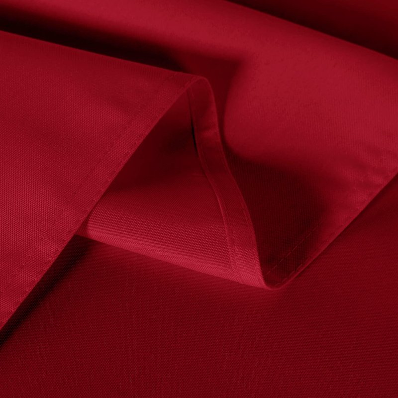 sancua 2 Pack Red Tablecloth 60 x 102 Inch, Rectangle 6 Feet Table Cloth - Stain and Wrinkle Resistant Washable Polyester Table Cover for Dining Tables, Buffet Parties and Camping