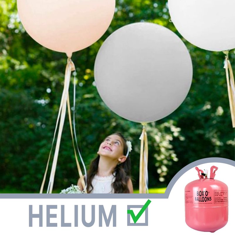 PartyWoo Dusty Blue Balloons 4pcs 36 Inch Slate Blue Boho Neutral Latex Helium Balloons for Baby Shower Wedding Graduation Anniversary Retirement Cat Tornado Birthday Party Decorations Blue-F51