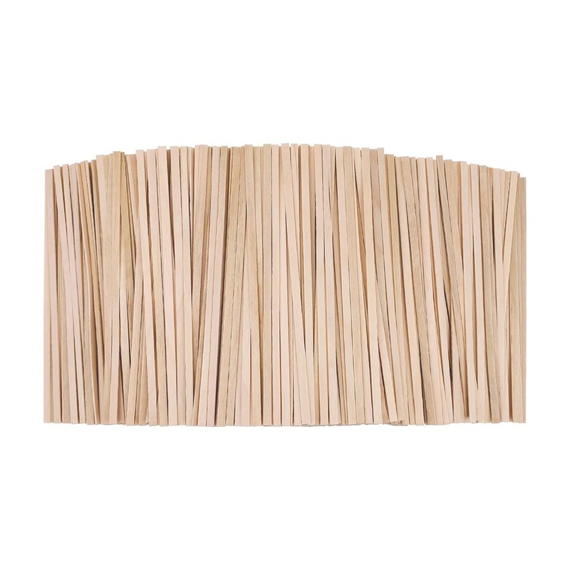 KTOJOY Wooden Coffee Stirrers, 1000 Disposable 5.5" Stir Sticks, for Coffee & Cocktails, Swizzle Drink Sticks, Coffee Bar Accessories