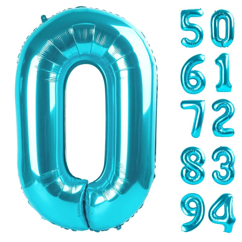 Blue Number 29 Balloon 40 inch, 29 Number Balloons, 29th Blue Birthday Decorations, 29 Year Old Women Men blue Party Supplies