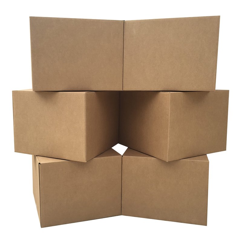 UBMOVE Large Moving Boxes 20'' x 20'' x 15'' (Pack of 6), Corrugated Cardboard Boxes for Packing, Shipping & Moving