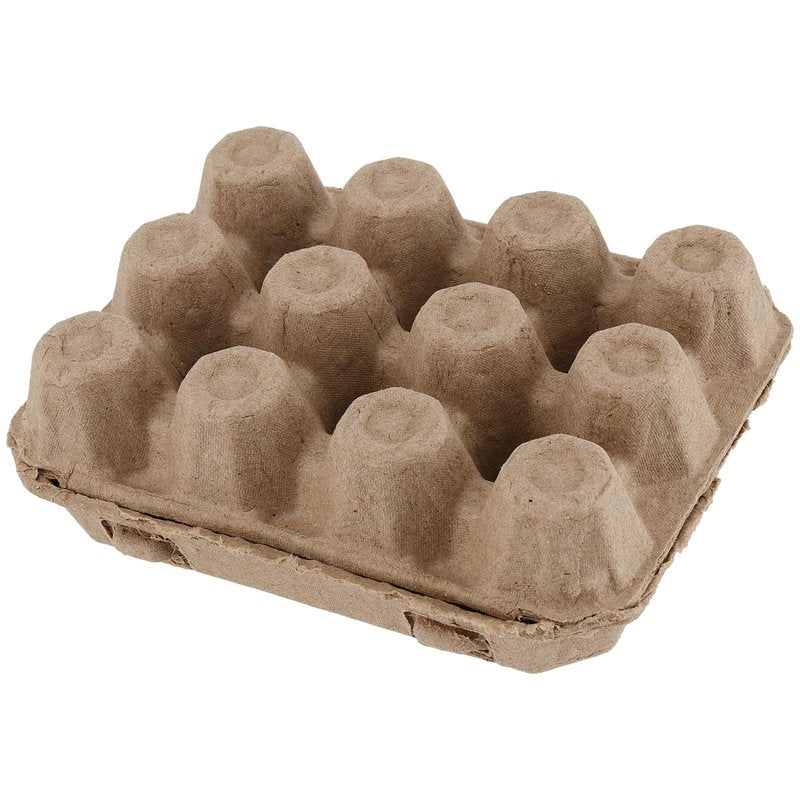 JEUIHAU 50 PCS Quail Egg Pulp Cartons Bulkj, 3 x 4 Square Paper Pulp Dozen Quail Eggs Cartons Cheap Bulk, Egg Holder for 12 Count Quail Egg, Home, Farmhouse