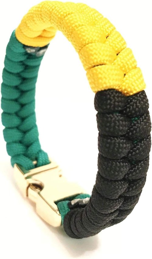 Jamaican Flag Mens & Women Paracord Bracelet Jewelry Jamaican Flag