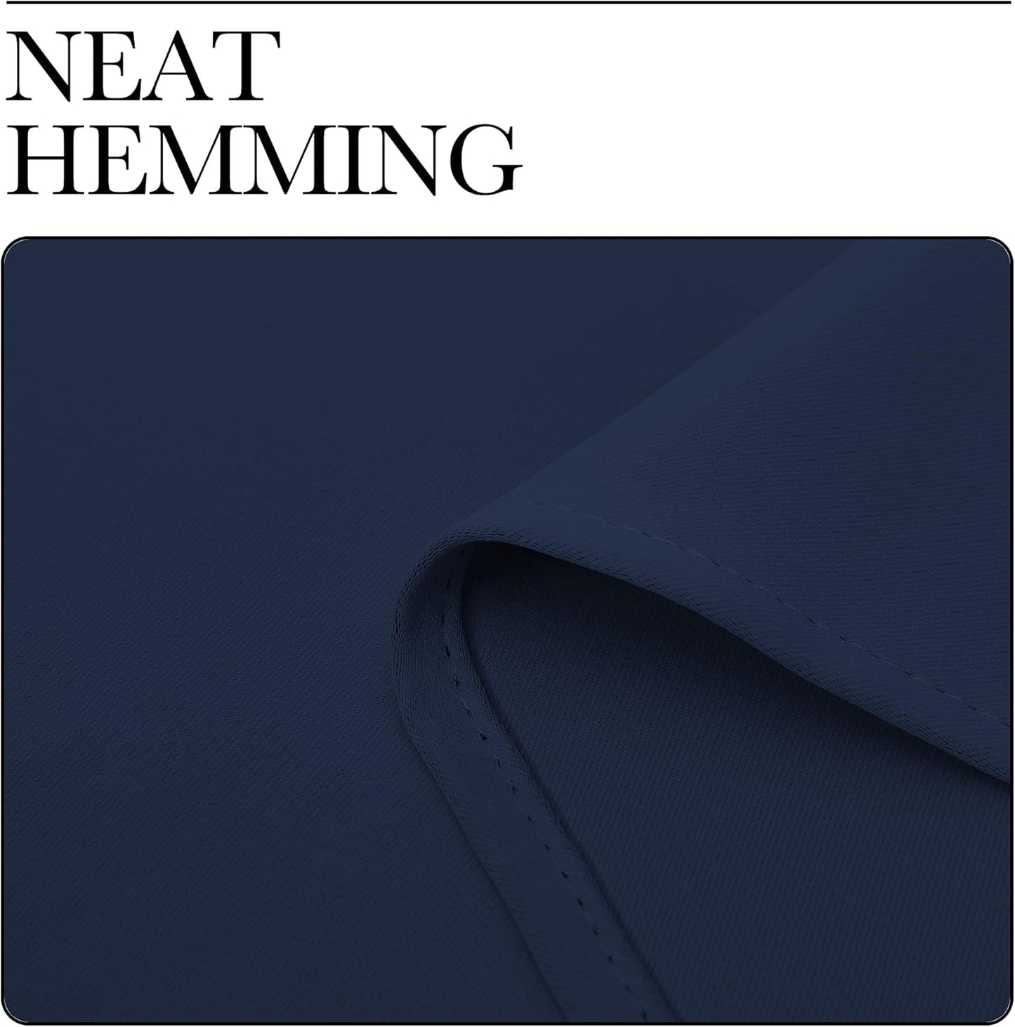 NICETOWN Blackout Curtains - All Season Thermal Insulated Grommet Drapes for Kids' Room | Navy, 55 x 68 Inches