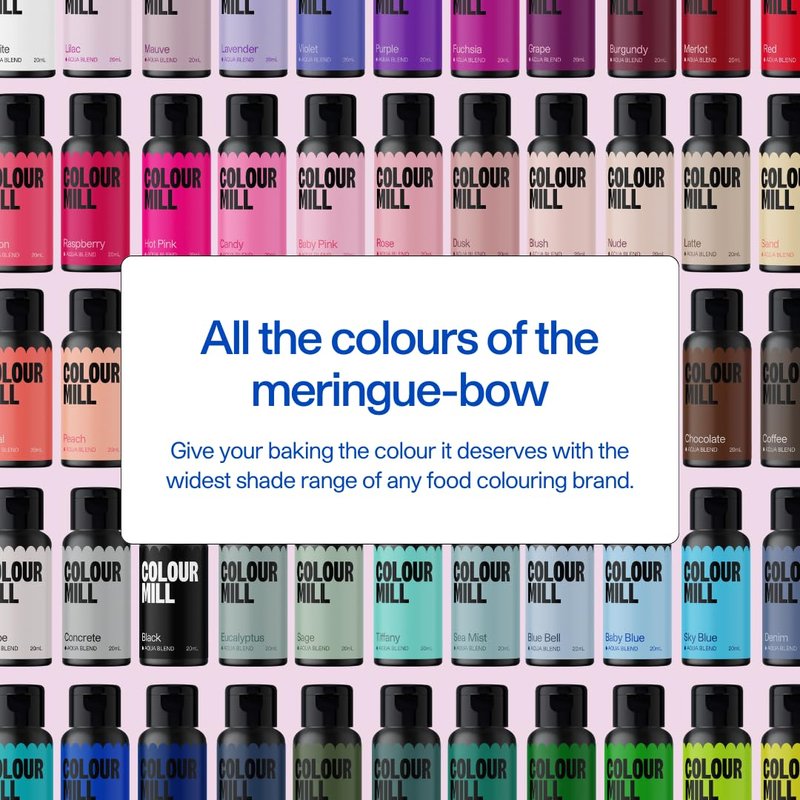 Colour Mill Botanical Pack Aqua Blend Water-Based Food Coloring, 20 Milliliters Dusk, Latte, Lilac, Olive, Rose & Sage