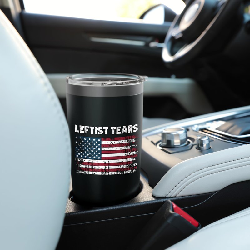 Leftist Tears Funny Republican Conservative Stainless Steel Insulated Tumbler