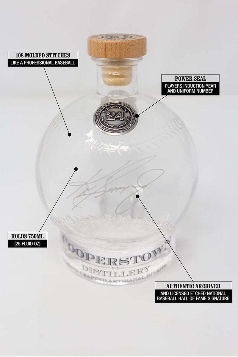 Cooperstown Distillery Baseball HOF Ken Griffey Jr. Signature Decanter