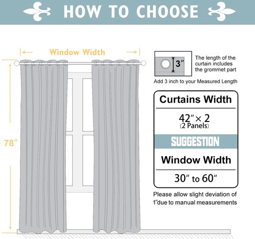 ChrisDowa Blackout Curtains - Thermal Insulated Room Darkening Panels, 78 Inches Long, Biscotti Beige (Set of 2)