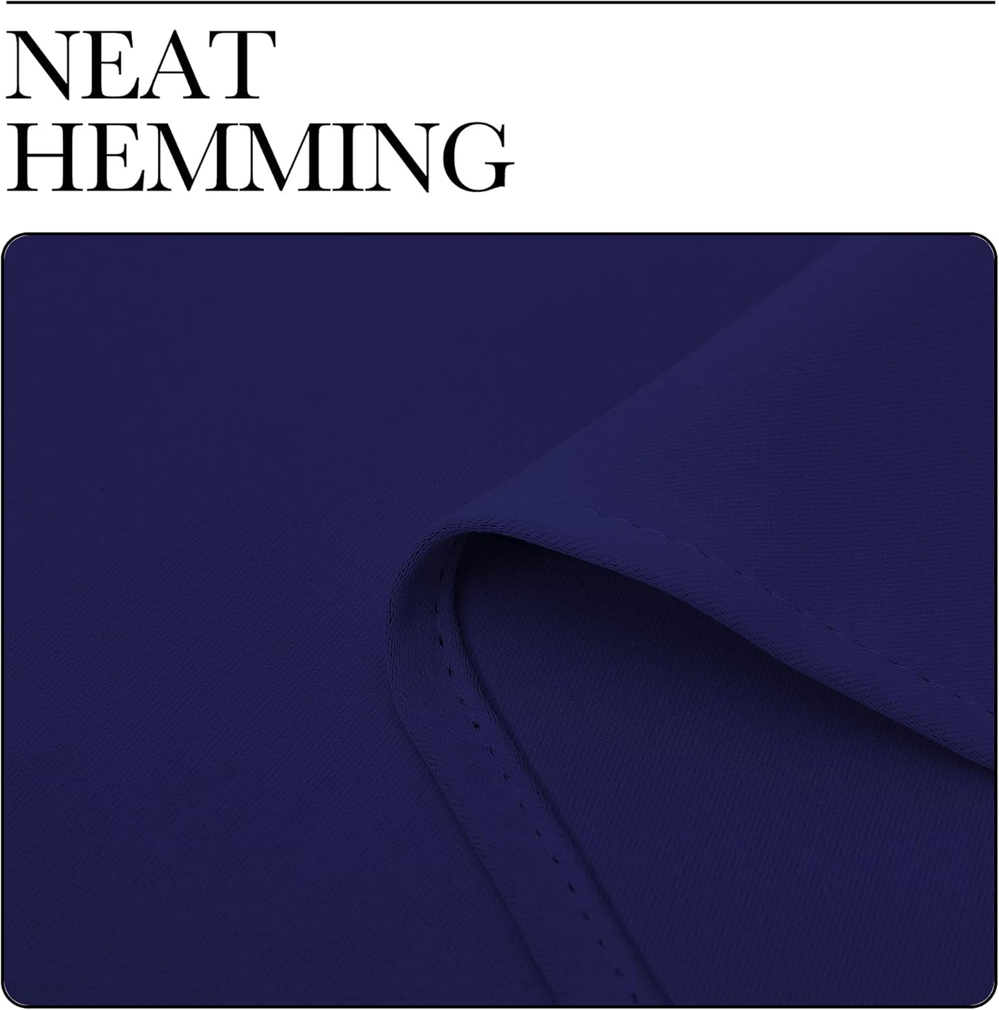 NICETOWN Blackout Curtains - Energy Saving Thermal Insulated Drapes for Living Room | Royal Blue, 42x84 Inch (1 Pair)