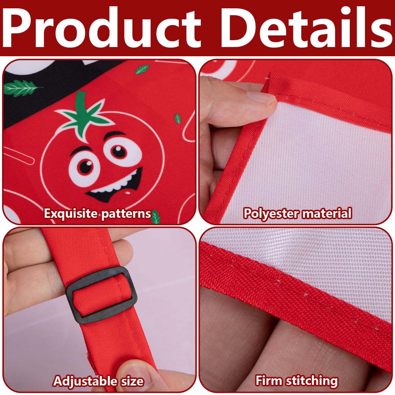 Sfcddtlg 3 Pcs Pregnant Chef Halloween Couples Costume, Chef Apron Set with Tomato Preggo Apron & Hat for Kitchen Cook Halloween Party Cosplay